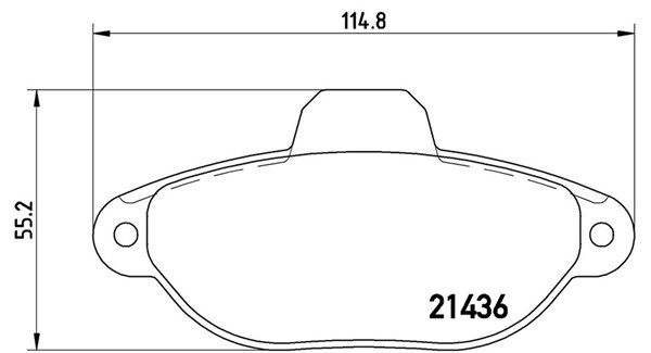 MAGNETI MARELLI stabdžių trinkelių rinkinys, diskinis stabdys 363700423060